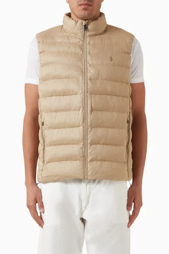 Logo Quilted Vest