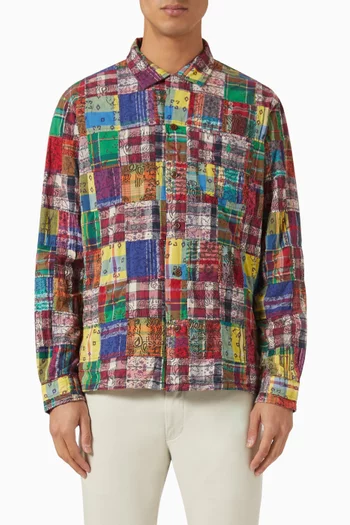 Patchwork Shirt in Cotton