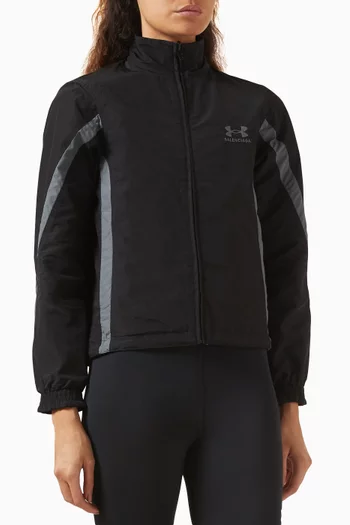 x Under Armour Reversible Tracksuit Jacket in Stretch Nylon