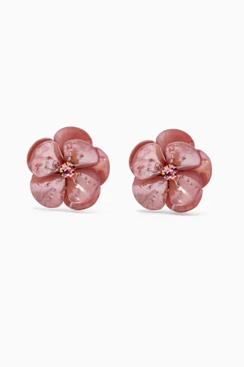 Fleur Blanches Clip-on Earrings