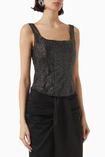 Studded Corset Top