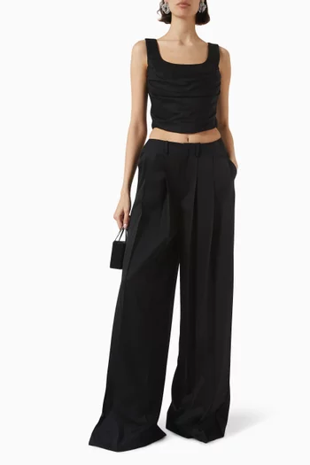 Ruched Crop Top