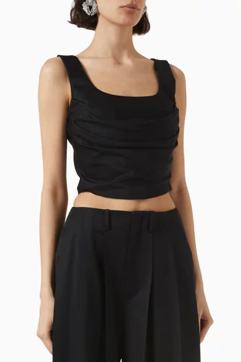 Ruched Crop Top