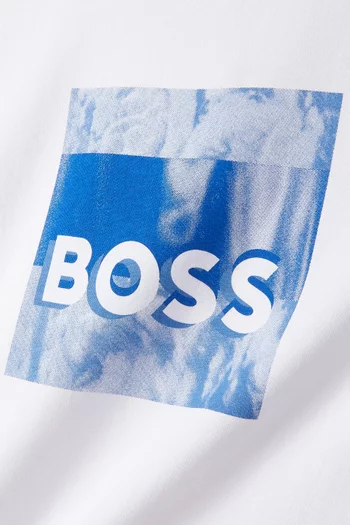 Logo Graphic T-shirt in Cotton