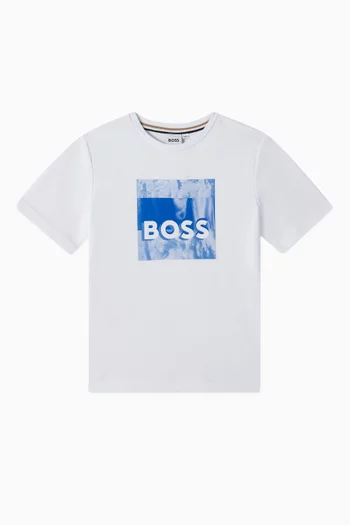 Logo Graphic T-shirt in Cotton