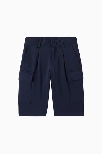 Bermuda Shorts in Viscose-blend