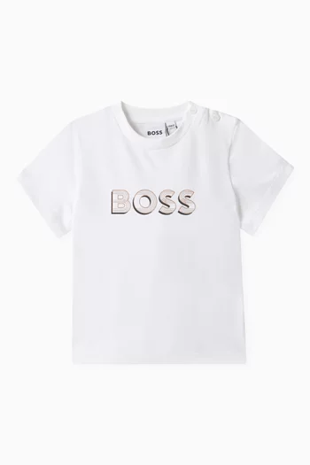 Logo-print T-shirt in Cotton