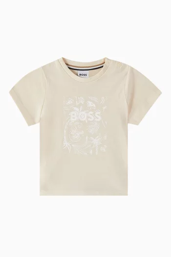 Logo Graphic T-shirt in Cotton