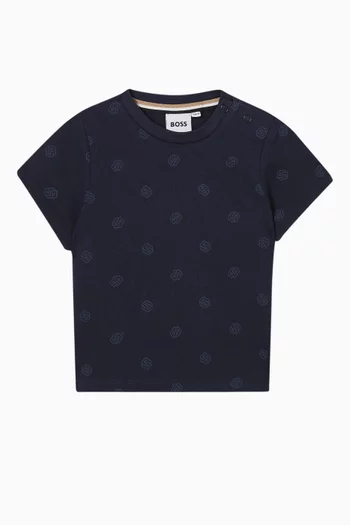 Logo-print T-shirt in Cotton
