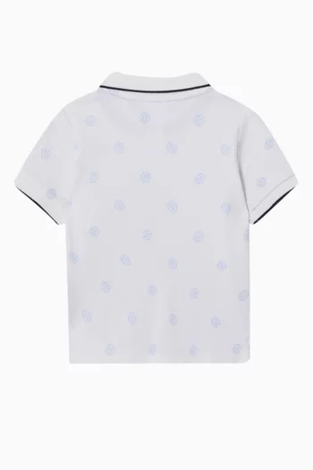 Logo Polo Shirt in Cotton-piqué