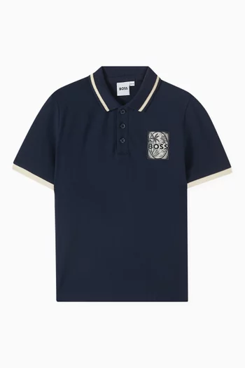 Polo Shirt in Cotton-piqué