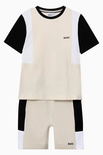Logo Sweatshorts in Cotton