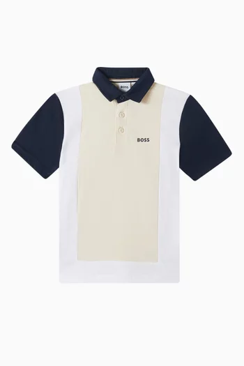 Logo Polo Shirt in Cotton-pique