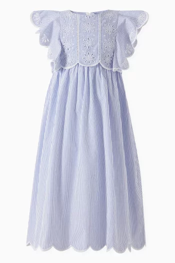 Striped Dress in Organic Cotton