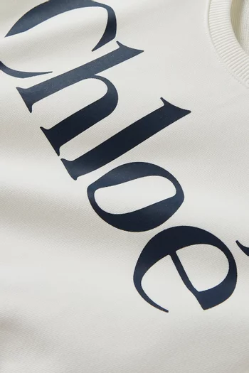 Logo T-shirt in Cotton Jersey