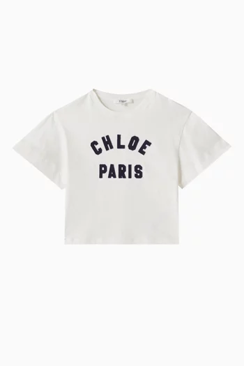 Logo Graphic T-shirt in Cotton