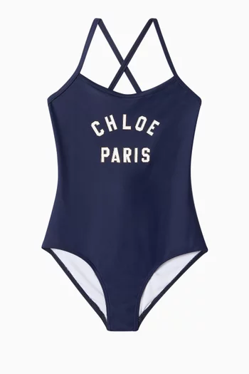 Logo One-piece Swimsuit
