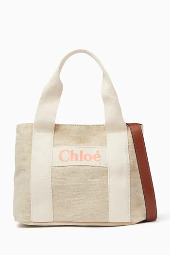 Shoulder Bag in Jute-blend