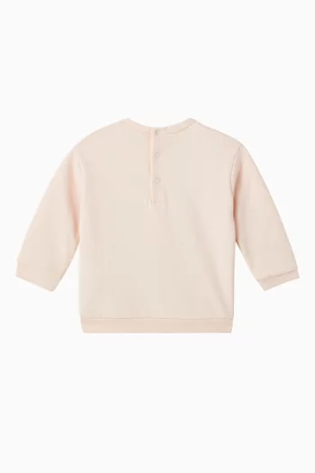 Logo Sweatshirt in Organic Cotton