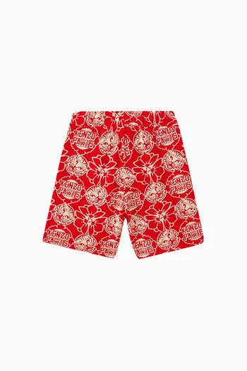 Logo Shorts in Cotton