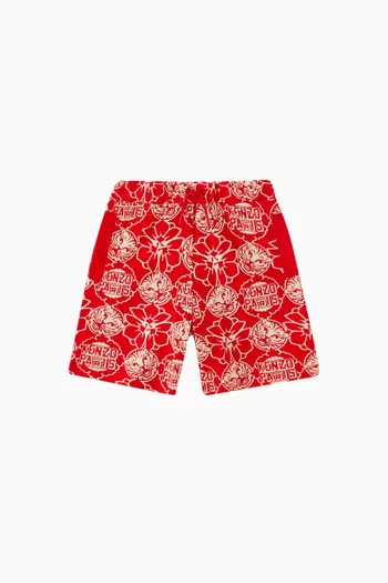 Logo Shorts in Cotton