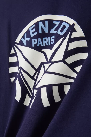 Logo Print T-shirt in Organic Cotton