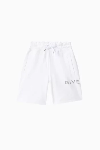 Logo Sweatshorts in Cotton Fleece