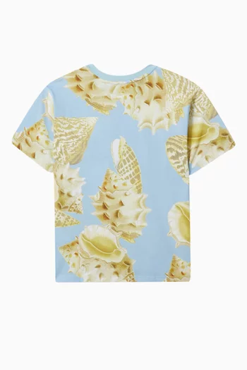 Shells Print T-shirt in Organic Cotton