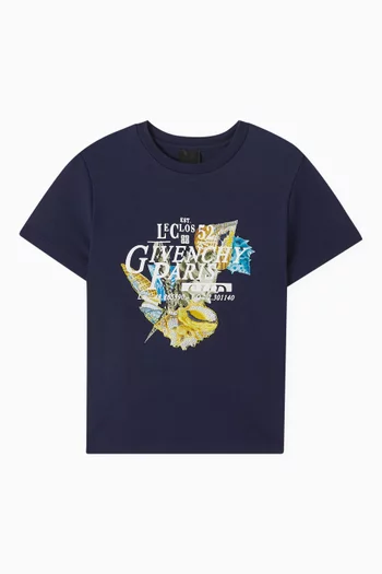 Logo Print T-shirt in Organic Cotton