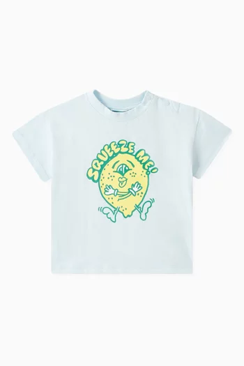Graphic Print T-Shirt in Cotton