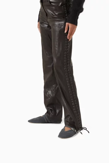 Ballet Claudia Slippers in Suede