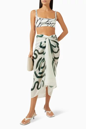 Luana Sarong in Recycled Polyester