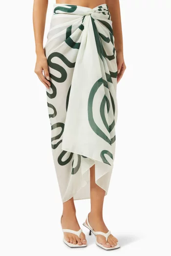 Luana Sarong in Recycled Polyester