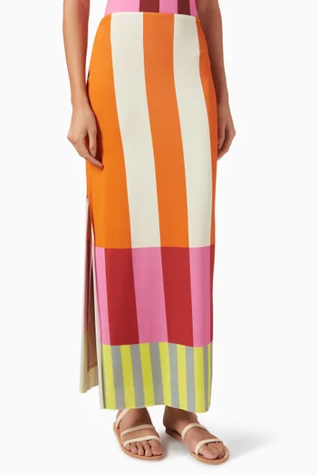 Adia Maxi Skirt in Viscose Blend