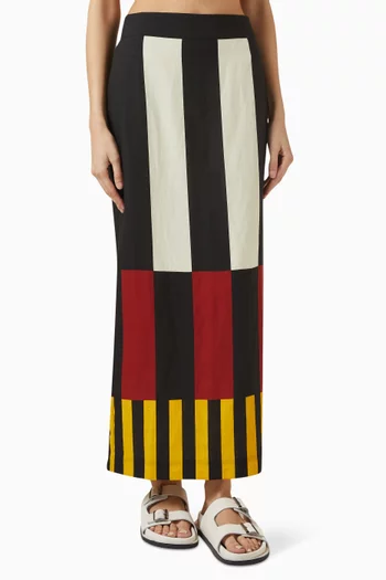Belen Maxi Skirt in Linen
