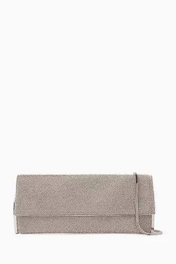 Kate Clutch Bag in Crystal Mesh