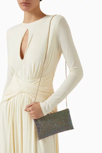 Your Best Friend La Petite Clutch Bag in Crystal Mesh