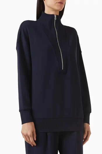 سويت شيرت ماسي طويل قماش دابل سوفت