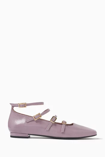 Luke Ballet Flats in Patent Leather