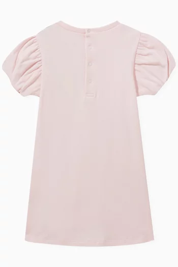 Snapshot-print Dress in Cotton