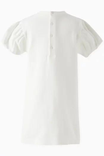 Snapshot-print Dress in Cotton