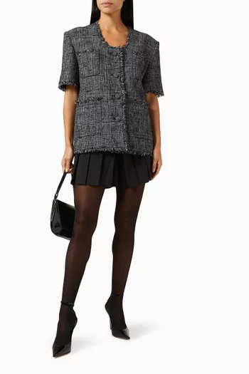 Fringe Jacket in Tweed