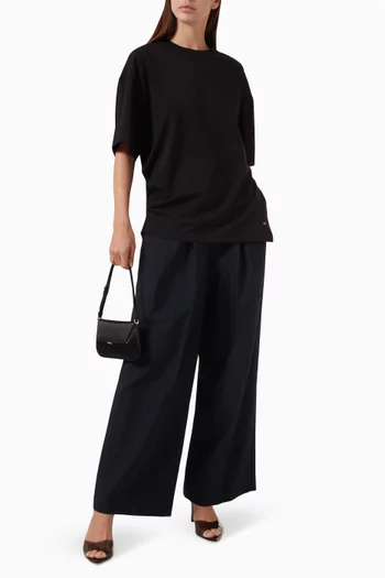 Ruched T-shirt in Cotton Jersey