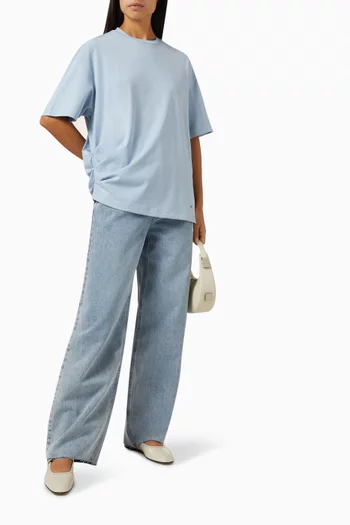 820 Wide-leg Jeans in Cotton-denim