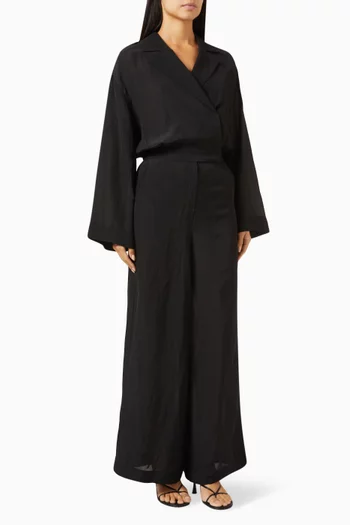 Minimal Jumpsuit in Linen