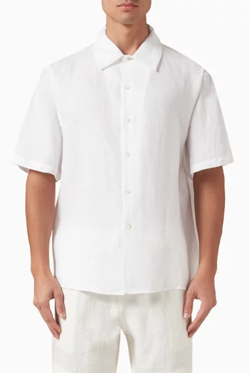 Short-sleeve Shirt in Linen