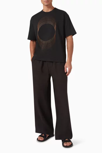Wide-leg Pants in Linen