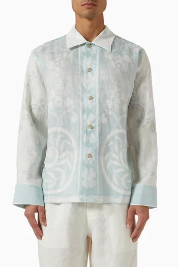 Seaside Overshirt in Linen