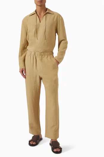 Resort Pants in Linen-blend