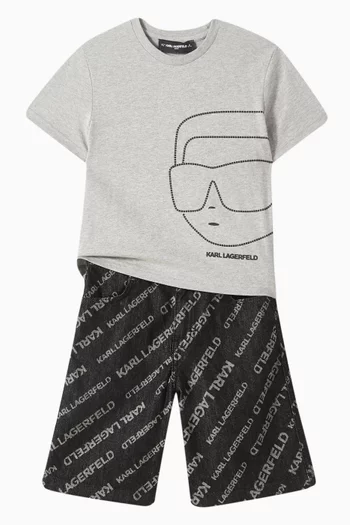 Logo-print T-shirt in Organic Cotton
